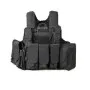 ROYAL C.I.R.A.S. STYLE TACTICAL VEST BLACK V1026B
