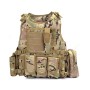 GILET TATTICO SOFTAIR TACTICAL VEST ARMOUR MULTICAM RP-322-MUL